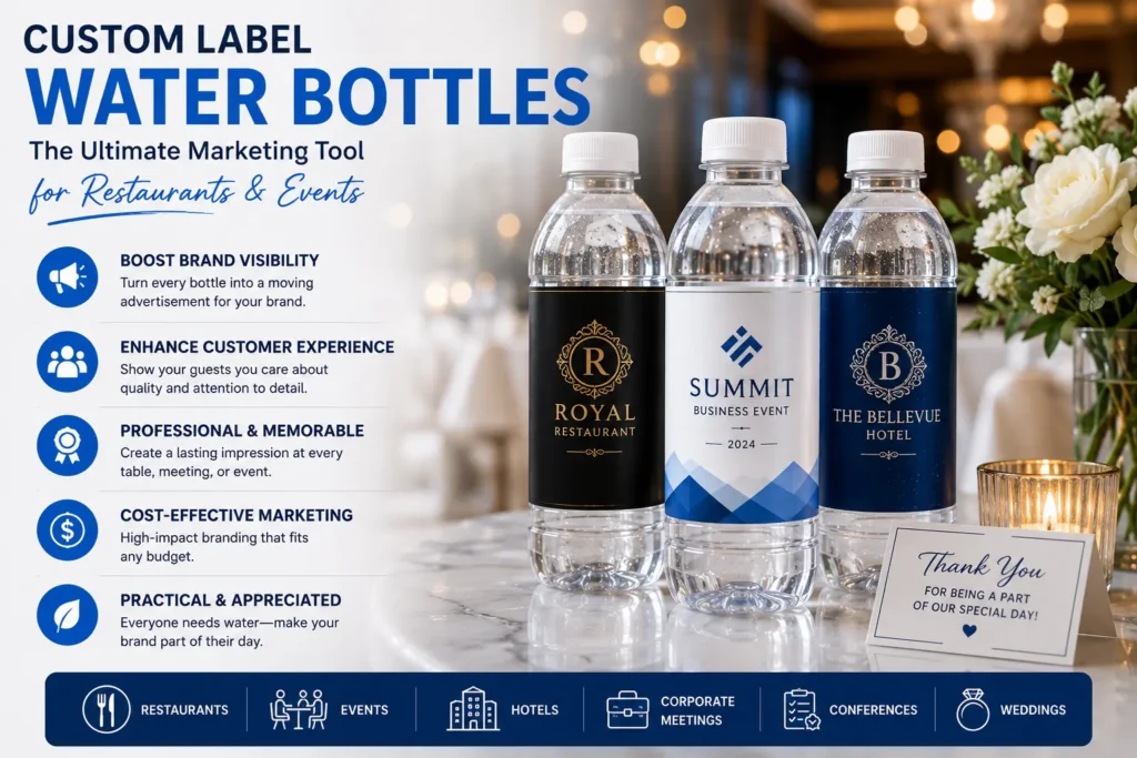 Custom Label Water Bottles