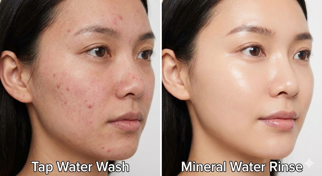 Hard water skin damage