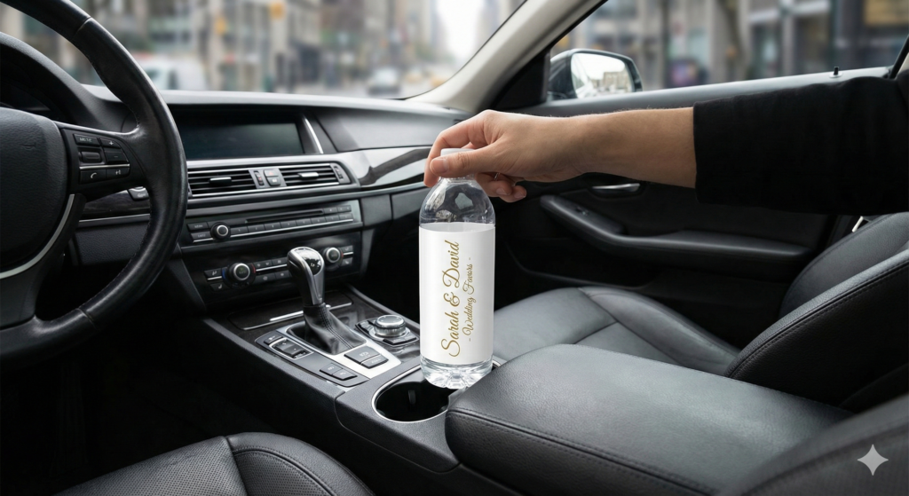 Walking Billboard Customize Water bottle 