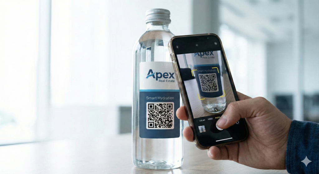QR Customize Water Bottle 