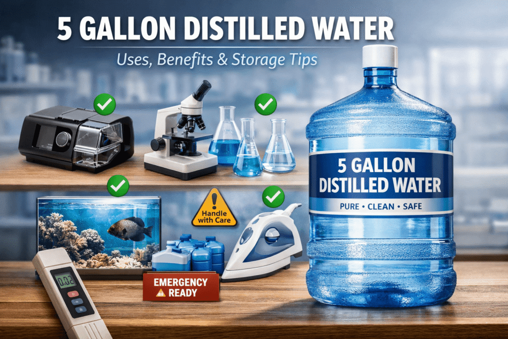 5 Gallon Distilled Water