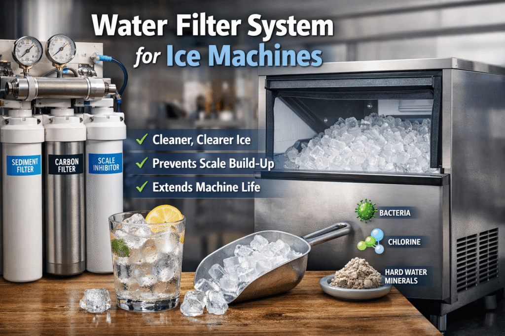 water filter system for ice machine