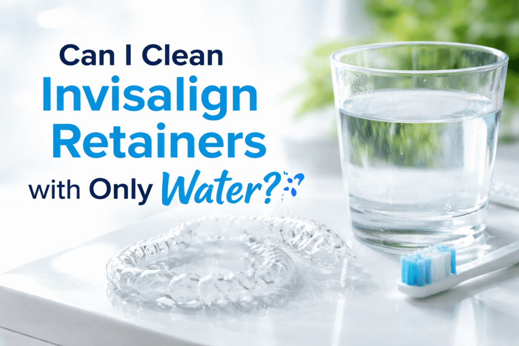 Can I Clean Invisalign Retainers with Only Water