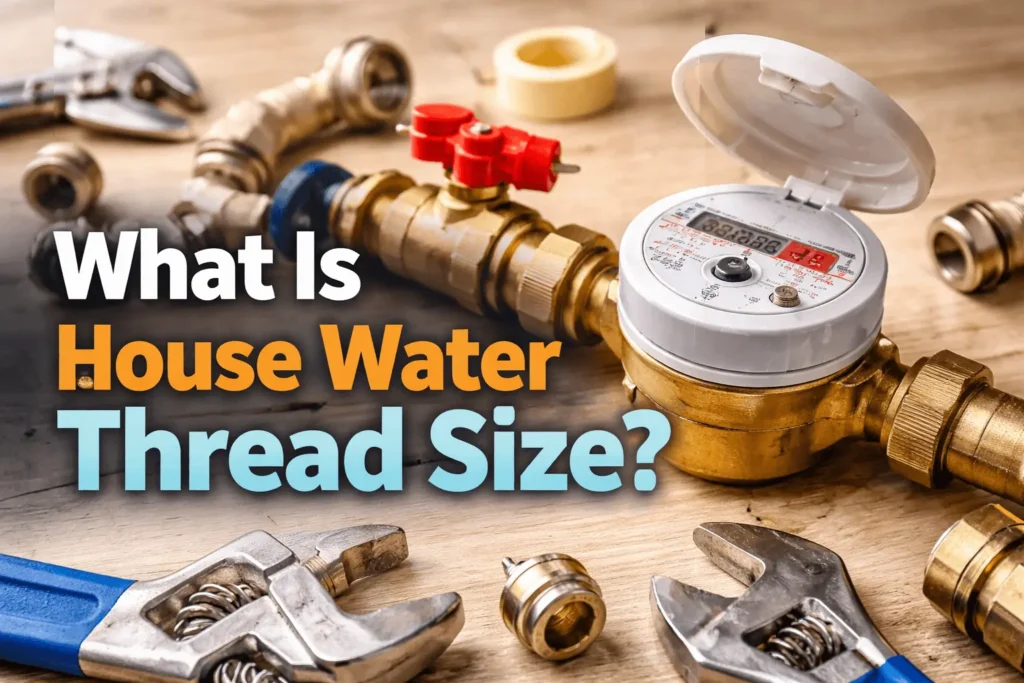 House Water Meter Thread Size