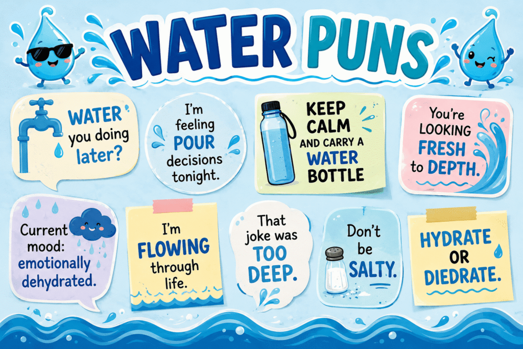 water puns 