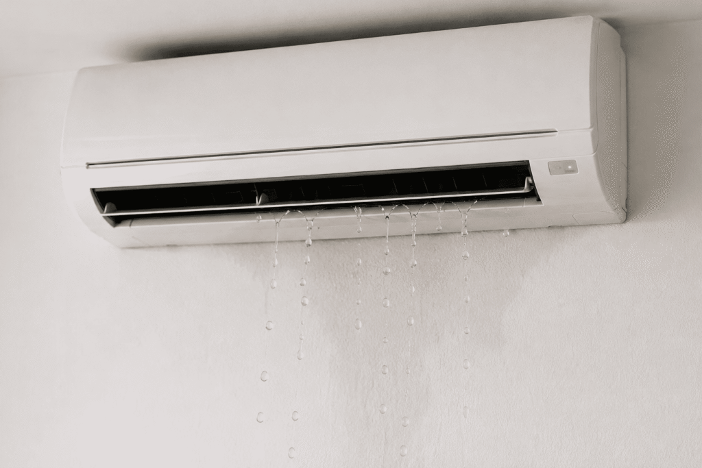 Is water dripping from AC dangerous?