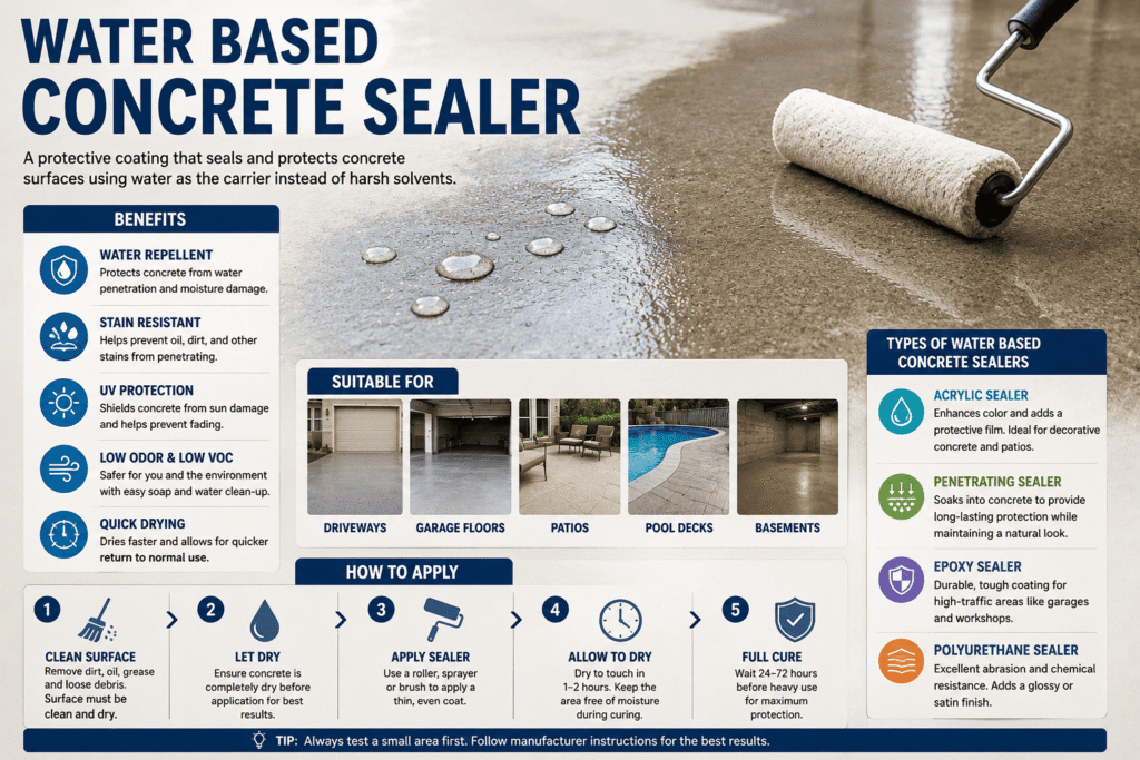 Water Based Concrete Sealers