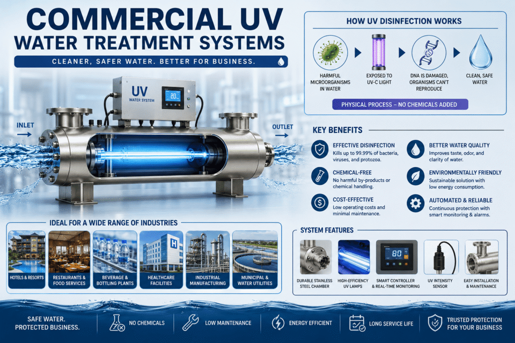 Commercial UV Water Treatment Systems
