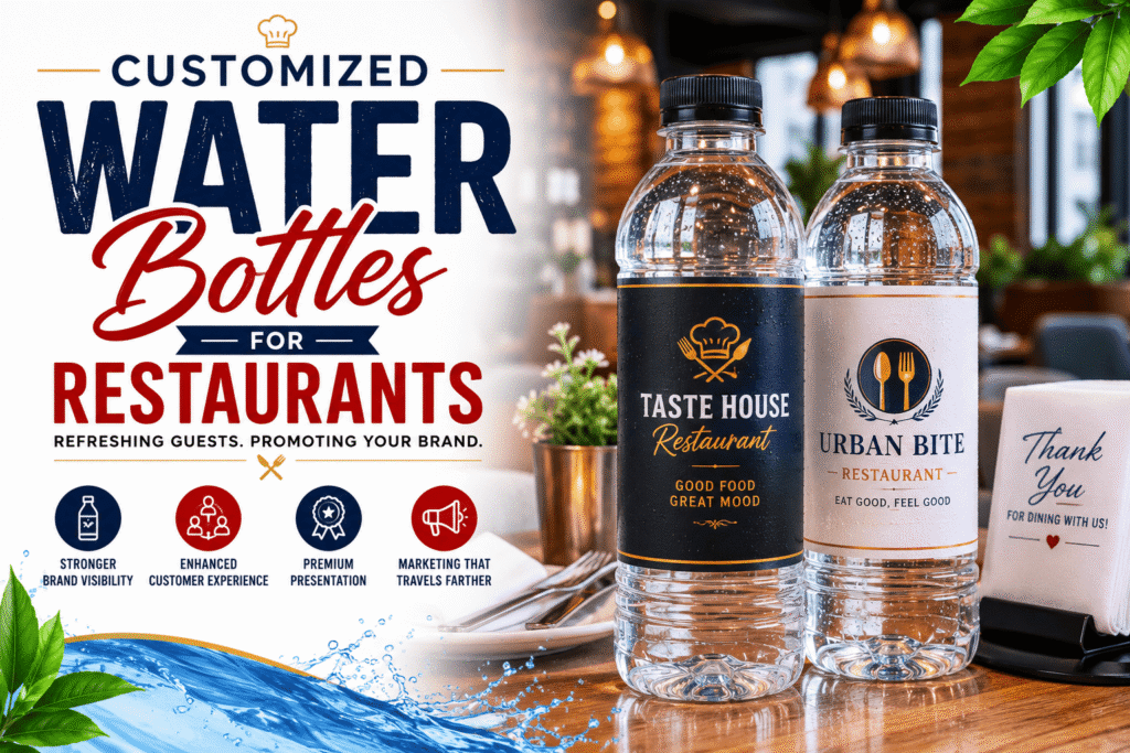 Customized water bottles for restaurants